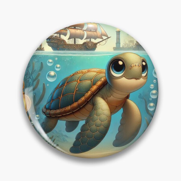 Item preview, Steampunk Leatherback Sea Turtle designed and sold by Sillytoe.