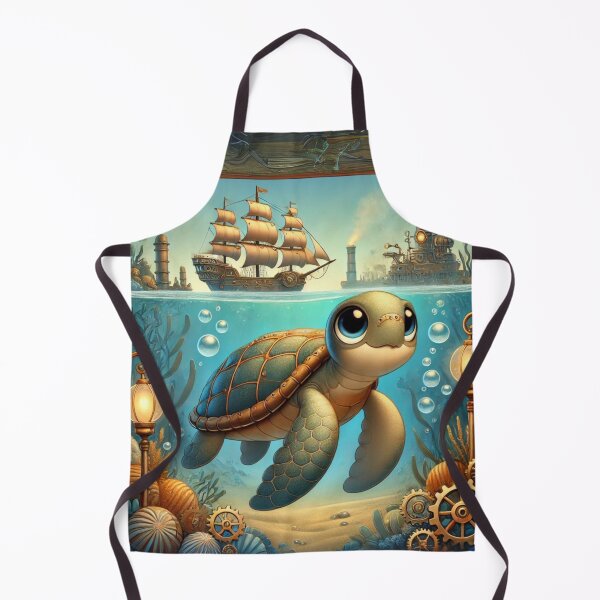 Item preview, Steampunk Leatherback Sea Turtle designed and sold by Sillytoe.