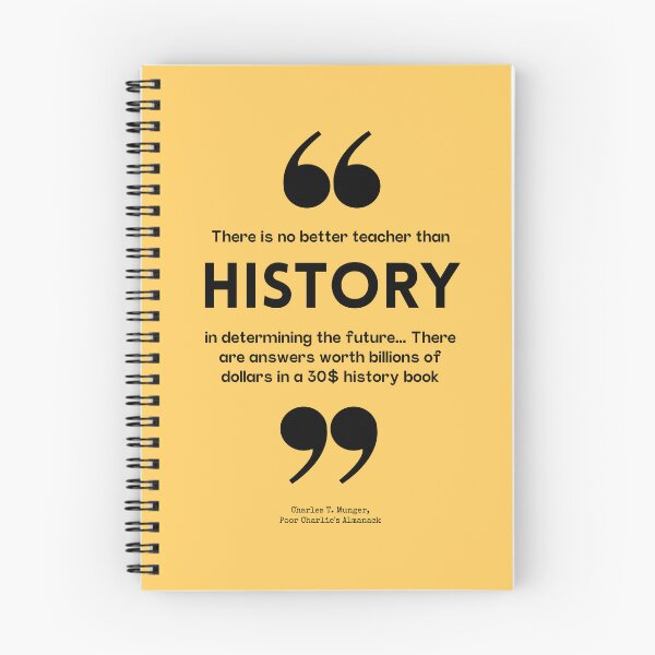 Item preview, Charlie Munger Quote, There is no better teacher than History designed and sold by VarnaChitra.