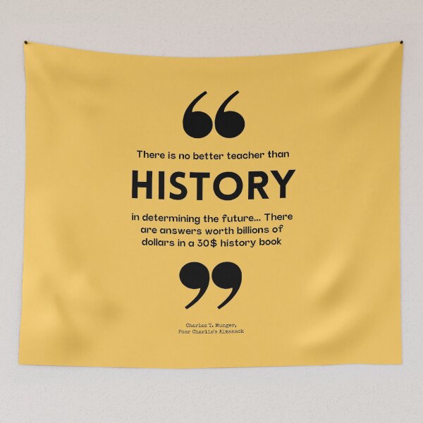 Item preview, Charlie Munger Quote, There is no better teacher than History designed and sold by VarnaChitra.