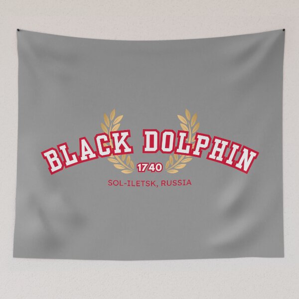 Item preview, Black Dolphin Prison University, White and Red designed and sold by UNK-Fatigues.