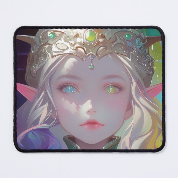 Item preview, Crown Queen Elf Anime Girl designed and sold by bubblegoth.