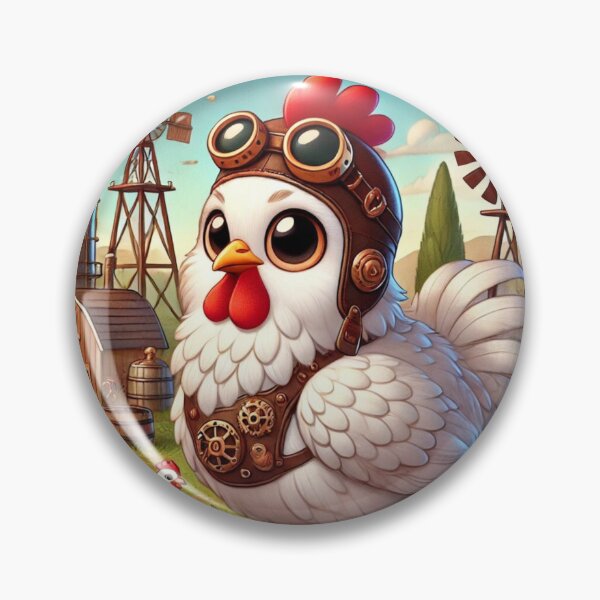 Item preview, Steampunk Leghorn Chicken designed and sold by Sillytoe.