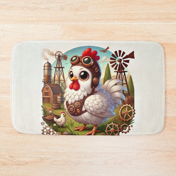 Item preview, Steampunk Leghorn Chicken designed and sold by Sillytoe.