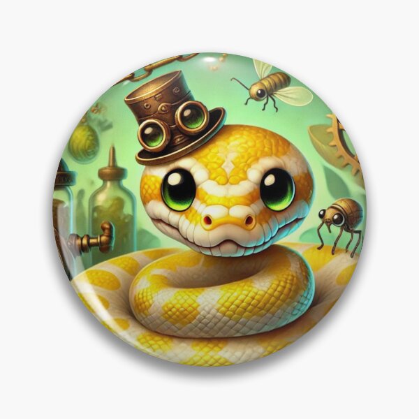 Artikelvorschau, Steampunk Lemon Blast Königspython entworfen und verkauft von Sillytoe.