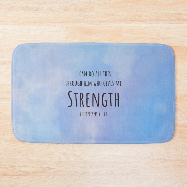Item preview, Philippians 4 : 13 - Gives me strength - Bible Passage designed and sold by JF Designs.