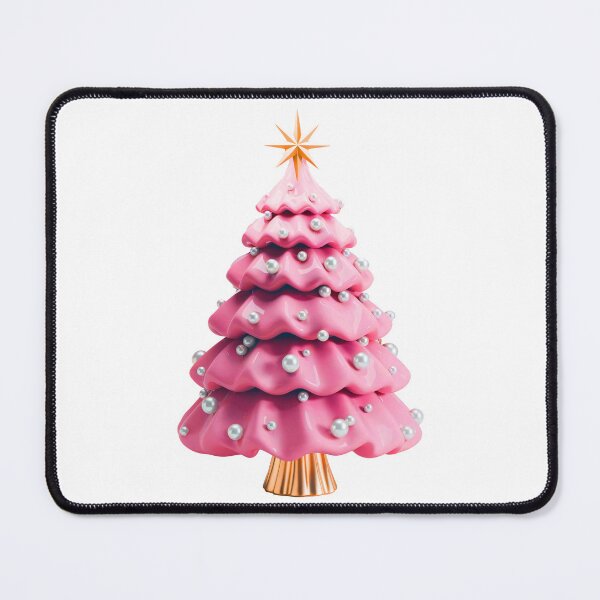 Item preview, a pastel pink Christmas tree designed and sold by OneLastWish.