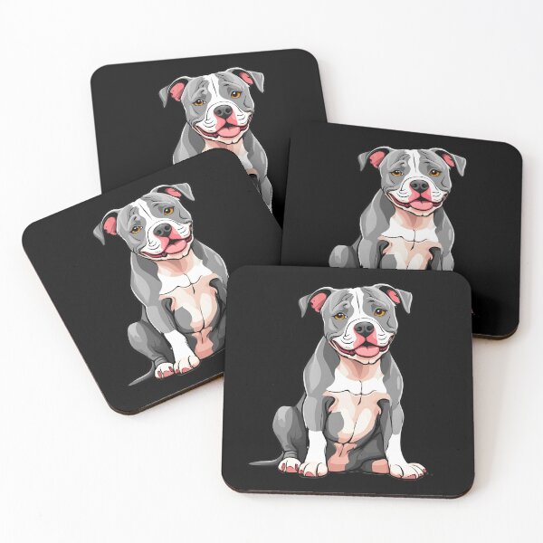 Item preview, Adorable Cartoon Pit Bull Design designed and sold by Fredster1966.