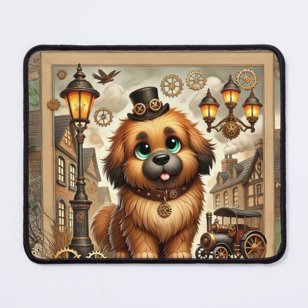 Item preview, Steampunk Leonberger designed and sold by Sillytoe.