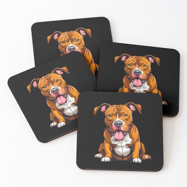 Item preview, Adorable Cartoon Pit Bull Design designed and sold by Fredster1966.