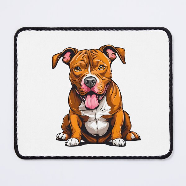 Item preview, Adorable Cartoon Pit Bull Design designed and sold by Fredster1966.