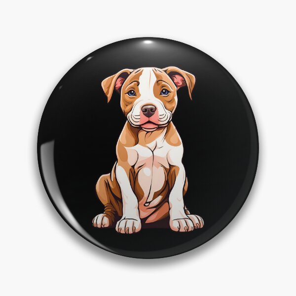 Item preview, Adorable Cartoon Pit Bull Puppy Design designed and sold by Fredster1966.