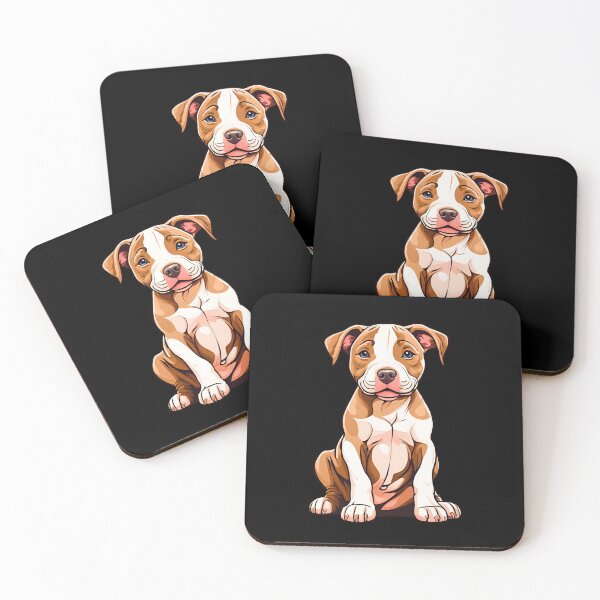 Item preview, Adorable Cartoon Pit Bull Puppy Design designed and sold by Fredster1966.