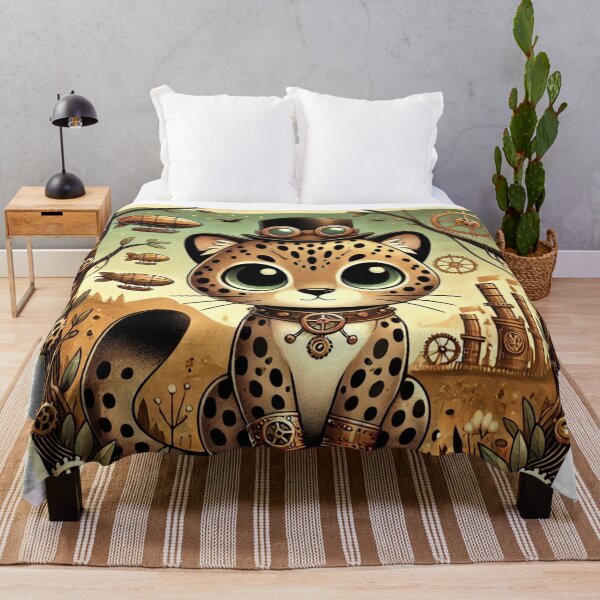 Artikelvorschau, Steampunk-Leopardenkatze entworfen und verkauft von Sillytoe.