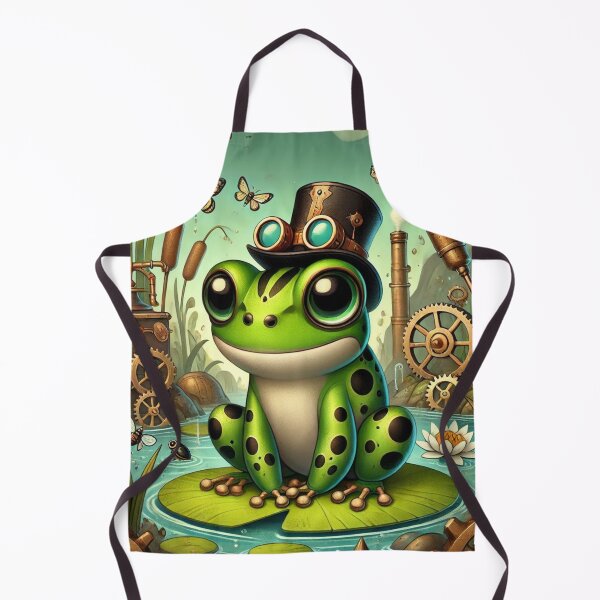 Item preview, Steampunk Leopard Frog designed and sold by Sillytoe.