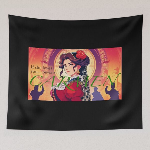 Item preview, Bizet's Carmen Anime Style Poster designed and sold by Talia Felix.