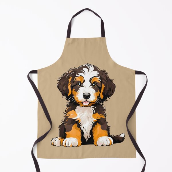 Item preview, Adorable Cartoon Bernedoodle Puppy Design designed and sold by Fredster1966.