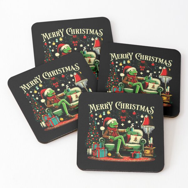 Item preview, Merry Christmas Kermit Vintage Festive Style  designed and sold by KDUSO.