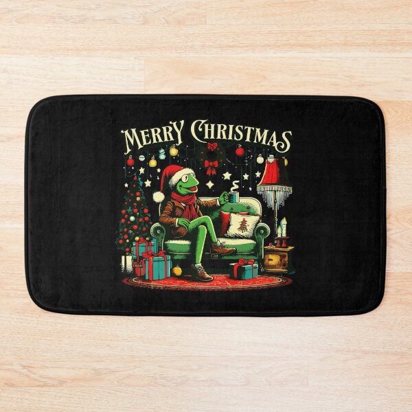 Item preview, Merry Christmas Kermit Vintage Festive Style  designed and sold by KDUSO.