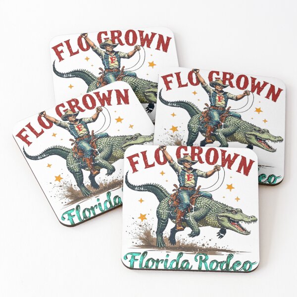 Item preview, Mens Womens Funny Flo Grown Florida FL Alligator Rodeo Gift  designed and sold by thadghtbad.