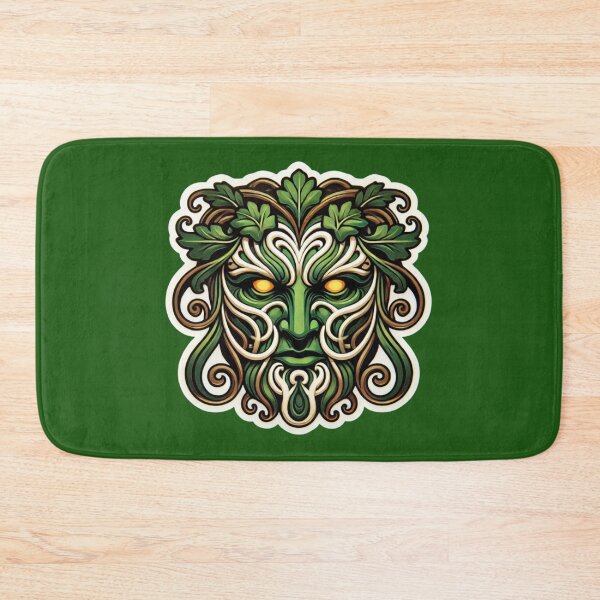 Item preview, Art Nouveau Greenman Print designed and sold by PinUpPizzazz.