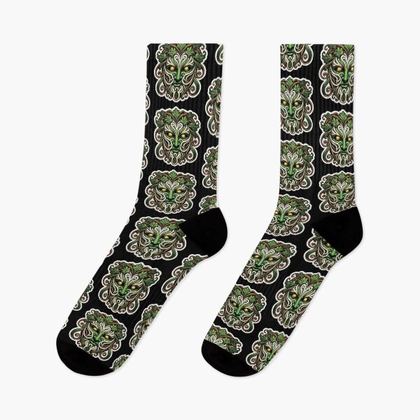 Item preview, Art Nouveau Greenman Print designed and sold by PinUpPizzazz.