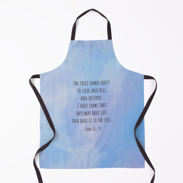 Item preview, John 10 : 10 - Thief comes - Bible passage designed and sold by JF Designs.