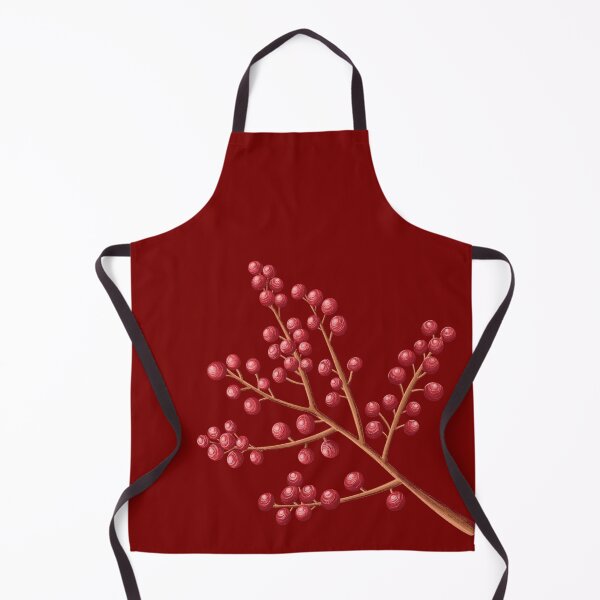 Item preview, Christmas merry berry branch red designed and sold by Kaushlydraw.