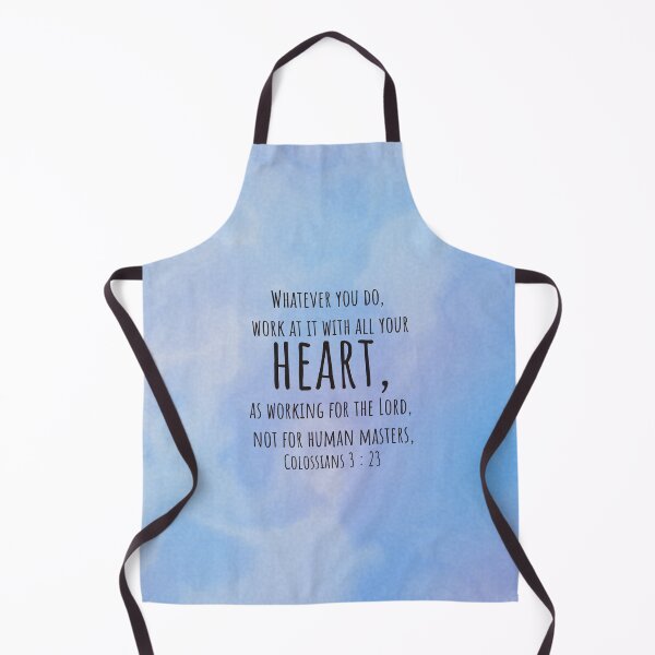 Item preview, Colossians 3 : 23 - Work with all your heart - Bible passage designed and sold by JF Designs.