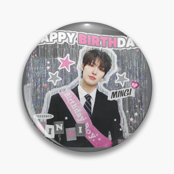 Item preview, HAPPY BIRTHDAY mingi Ateez designed and sold by jaofnn.
