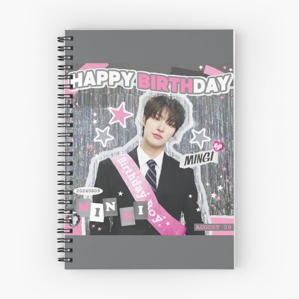 Item preview, HAPPY BIRTHDAY mingi Ateez designed and sold by jaofnn.