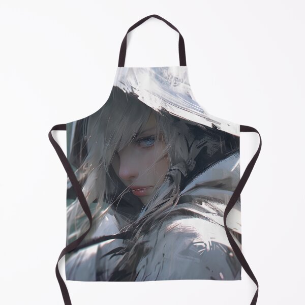Item preview, Mysterious White Hood Anime Girl designed and sold by bubblegoth.