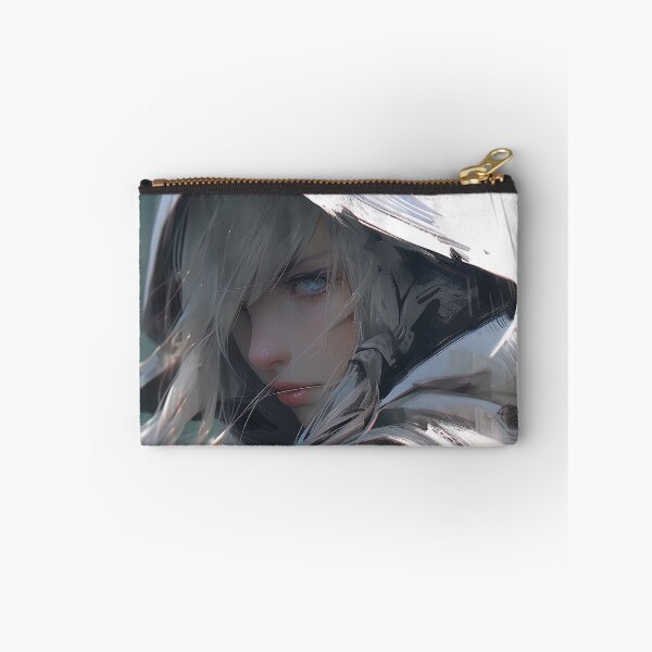 Item preview, Mysterious White Hood Anime Girl designed and sold by bubblegoth.