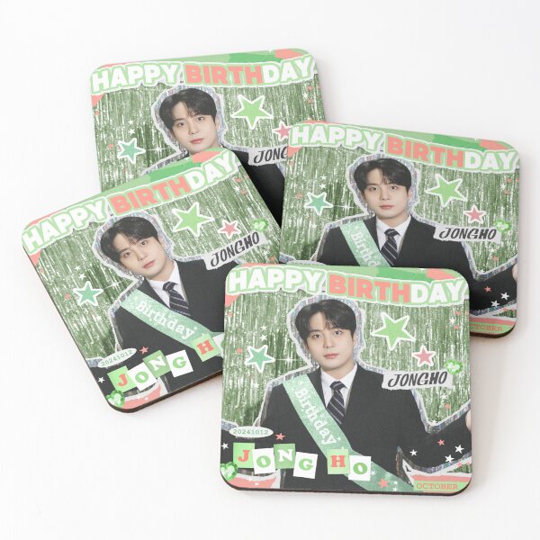 Item preview, HAPPY BIRTHDAY jongho Ateez designed and sold by jaofnn.