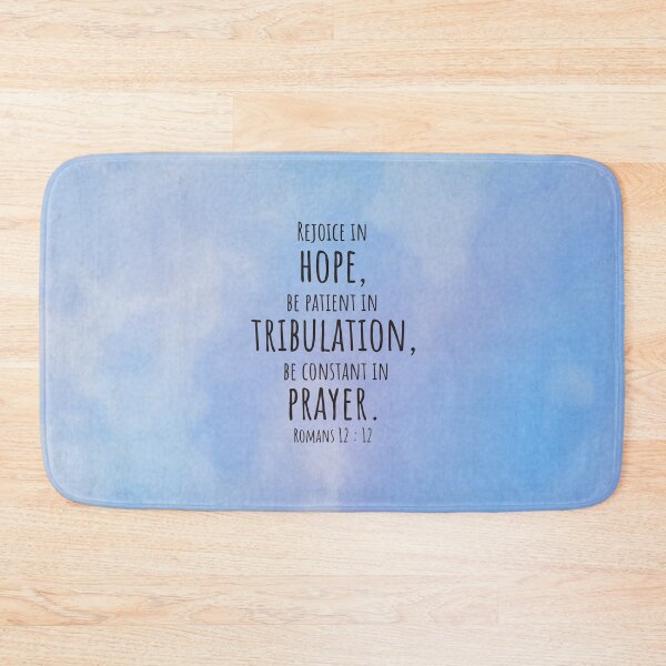 Item preview, Romans 12 : 12 - Rejoice in hope - bible passage designed and sold by JF Designs.