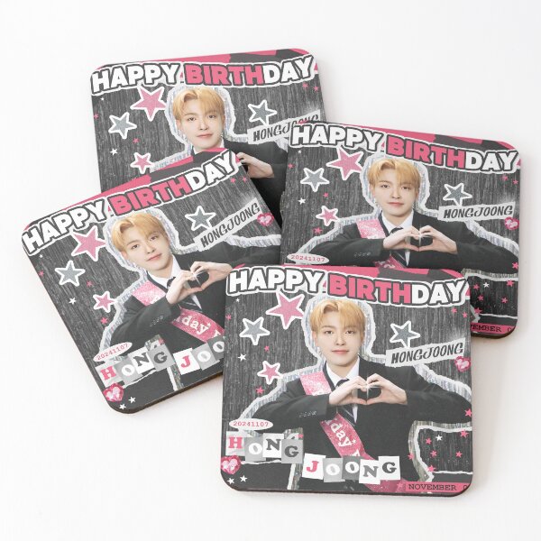 Item preview, HAPPY BIRTHDAY hongjoon Ateez designed and sold by jaofnn.