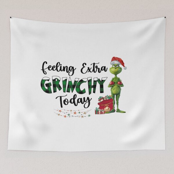Item preview, The Grinch, Feeling Extra Grinchy Today,Christmas T-shirt and accesories, Christmas present Idea,Funny Christmas Quotes designed and sold by MarlenaMadlen.