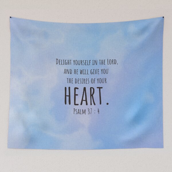 Item preview, Psalm 37 : 4 - Delight yourself in the lord - Bible passage designed and sold by JF Designs.