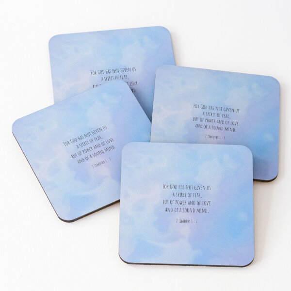 Item preview, 2 Timothy 1 : 7 - For god has given us - Bible passage designed and sold by JF Designs.