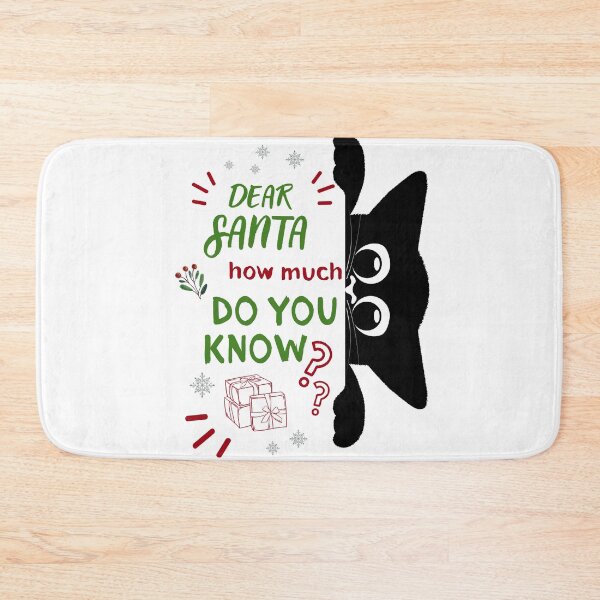 Item preview, Funny "Dear Santa" Cat designed and sold by I-RDesign.