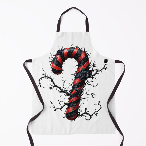 Item preview, Gothic Candy Cane with Black Roses designed and sold by ZetaDream.