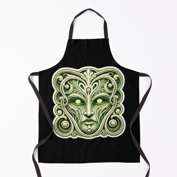 Item preview, Art Nouveau Greenman Print designed and sold by PinUpPizzazz.