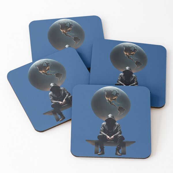 Item preview, Solitude Under a Fractured Planet designed and sold by Dakson Design - Fantasy Art.