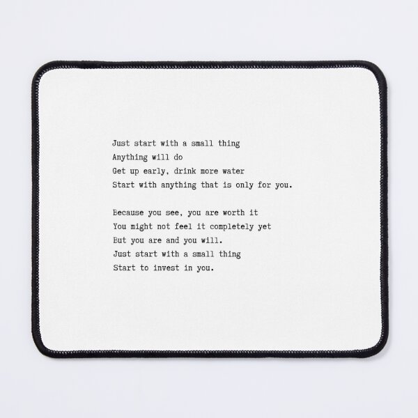 Item preview, Start with a Small Thing designed and sold by Eden Digital Creative.