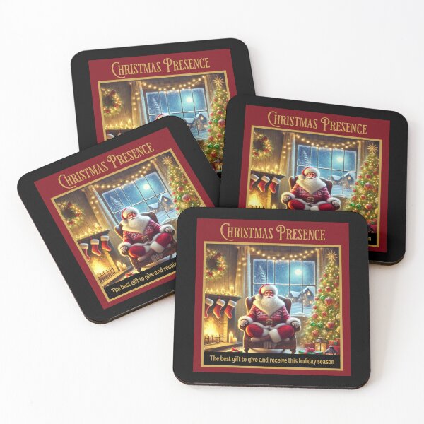 Item preview, Christmas Presence, Red designed and sold by wisebearmedia.