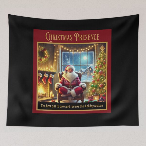 Item preview, Christmas Presence, Red designed and sold by wisebearmedia.
