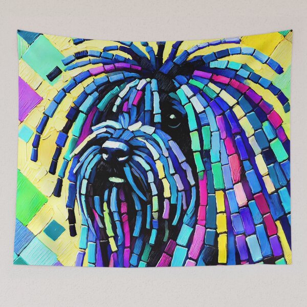 Item preview, Colorful Puli with Dreadlocks designed and sold by ChrisButler.