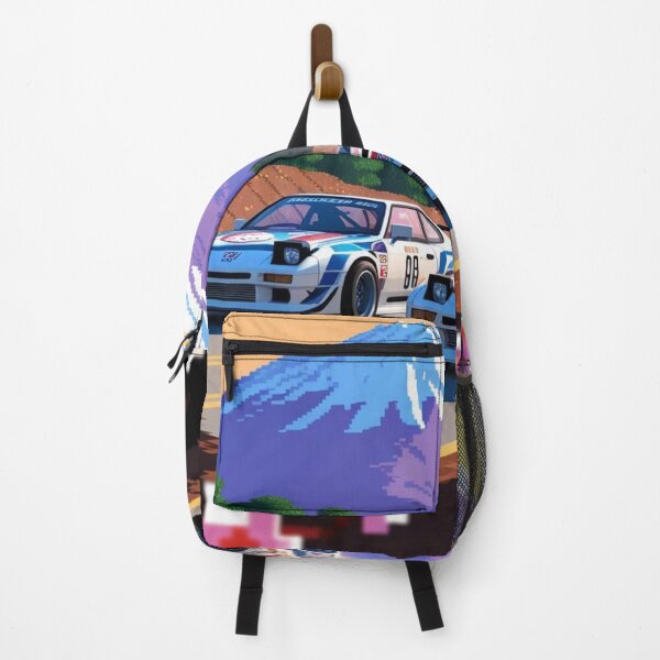 Item preview, JDM, Car, race, Japan, 80s pixel quality video game, Drift, Cherry Blossoms, Mt Fuji, Amazing, sunrise, pixelated designed and sold by tshirtart2024.