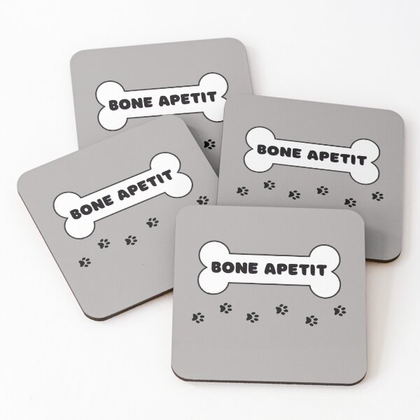 Item preview, Bone apetit with paw prints designed and sold by SimpleUla.