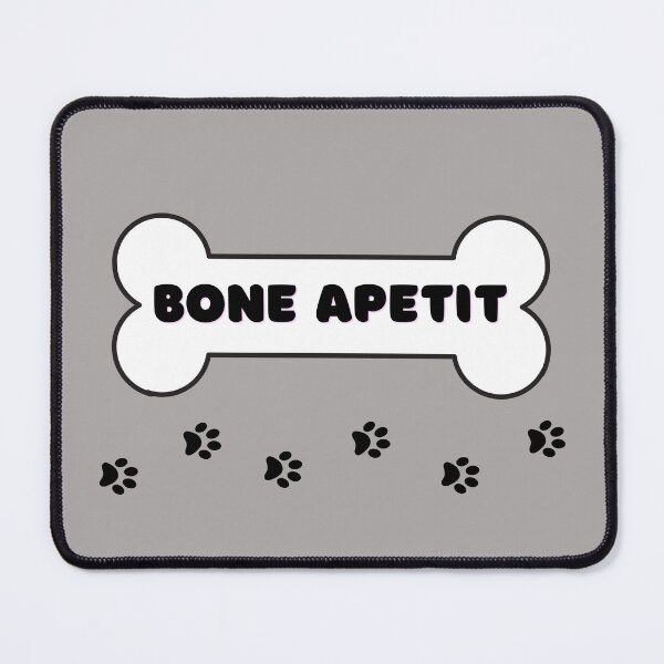 Item preview, Bone apetit with paw prints designed and sold by SimpleUla.